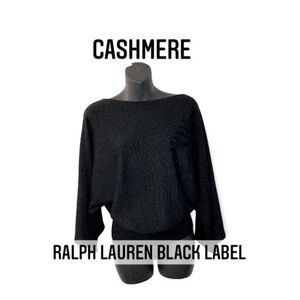 Ralph Lauren Black Cashmere Sweater